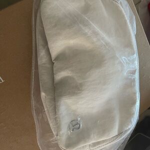 Lululemon Cream Shoulder Bag